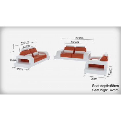 Jubilee - Tara Modern Sofa Set