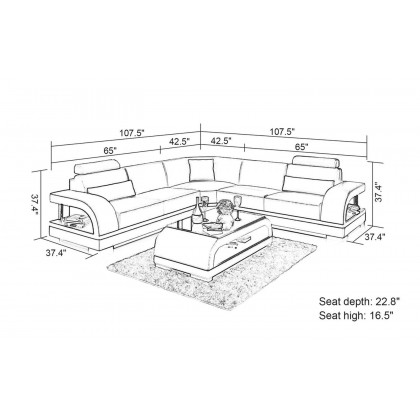 Jubilee - Nexso Modern Sectional