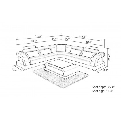 Jubilee - Lacus Modern Sectional