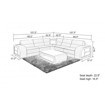 Jubilee - Poris Modern Sectional