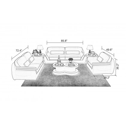Jubilee - Atlas Modern Sofa Set