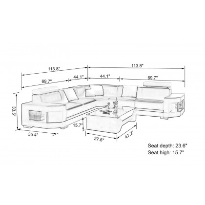 Image may differ from actual product color and configuration.