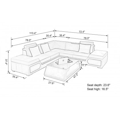 Image may differ from actual product color and configuration.