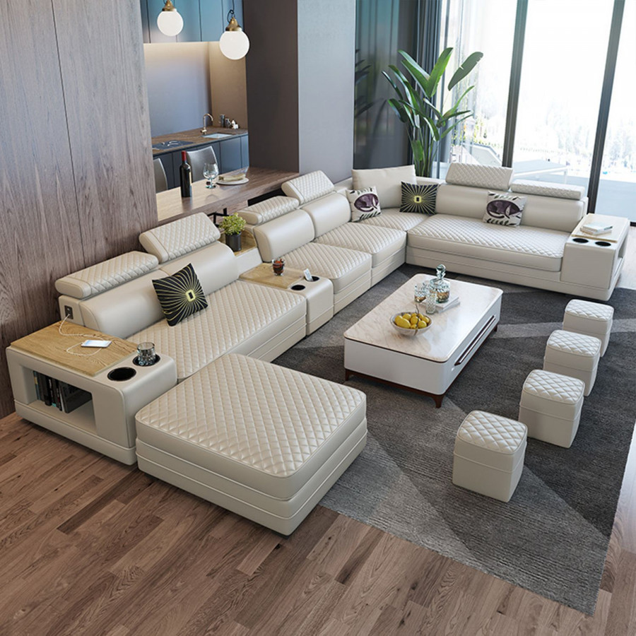 Jubilee - Selena Style F Modular Tufted Sectional