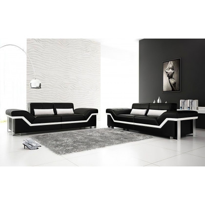 Jubilee - Sylmar Modern Sofa Set with Adjustable Headrest