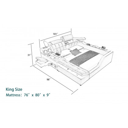 Image may differ from actual product color and configuration.