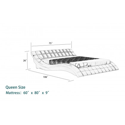 Jubilee - Verdandi Curved Modern Platform Bed