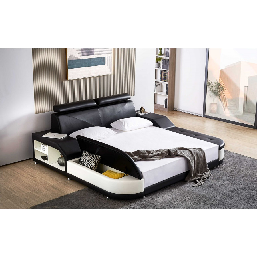 Jubilee - Alden Modern Bed with Ottoman
