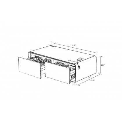Jubilee - Steinfield Tech Smart Coffee Table Classic
