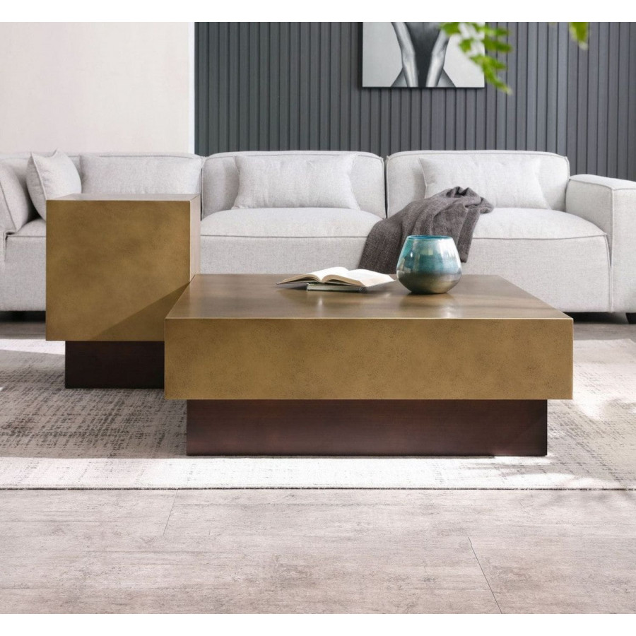 Jubilee - Pienza Coffee Table in Metal/Antique Copper