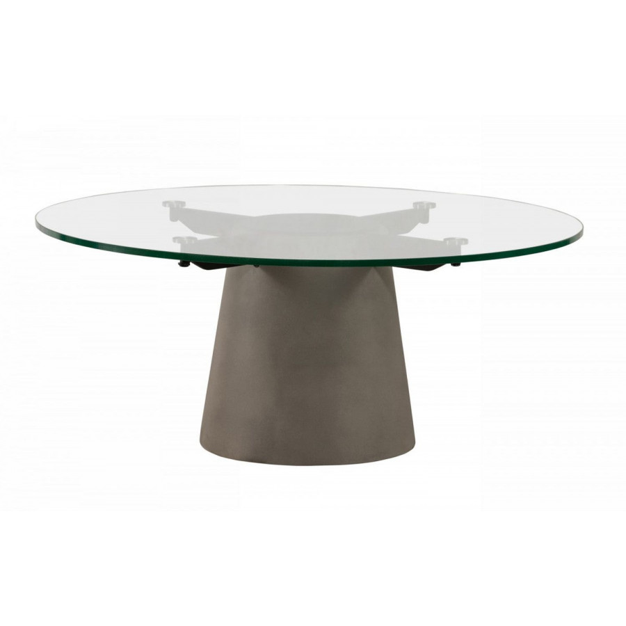 Jubilee - Orbetello Coffee Table in Concrete/Glass
