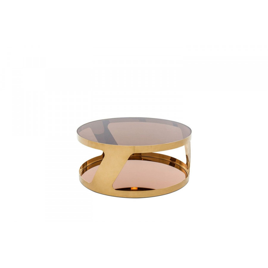 Jubilee - Dasa Modern Round Coffee Table in Gold