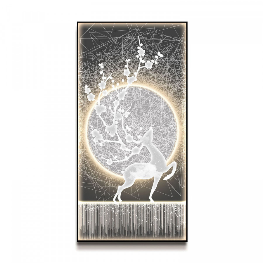 Jubilee - Wall Art of Moonlight Dancing Deer I