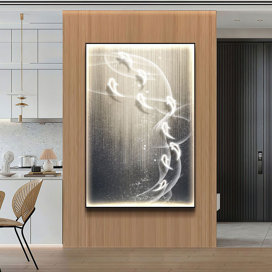 Jubilee Wall Art of Nine Koi Fish II