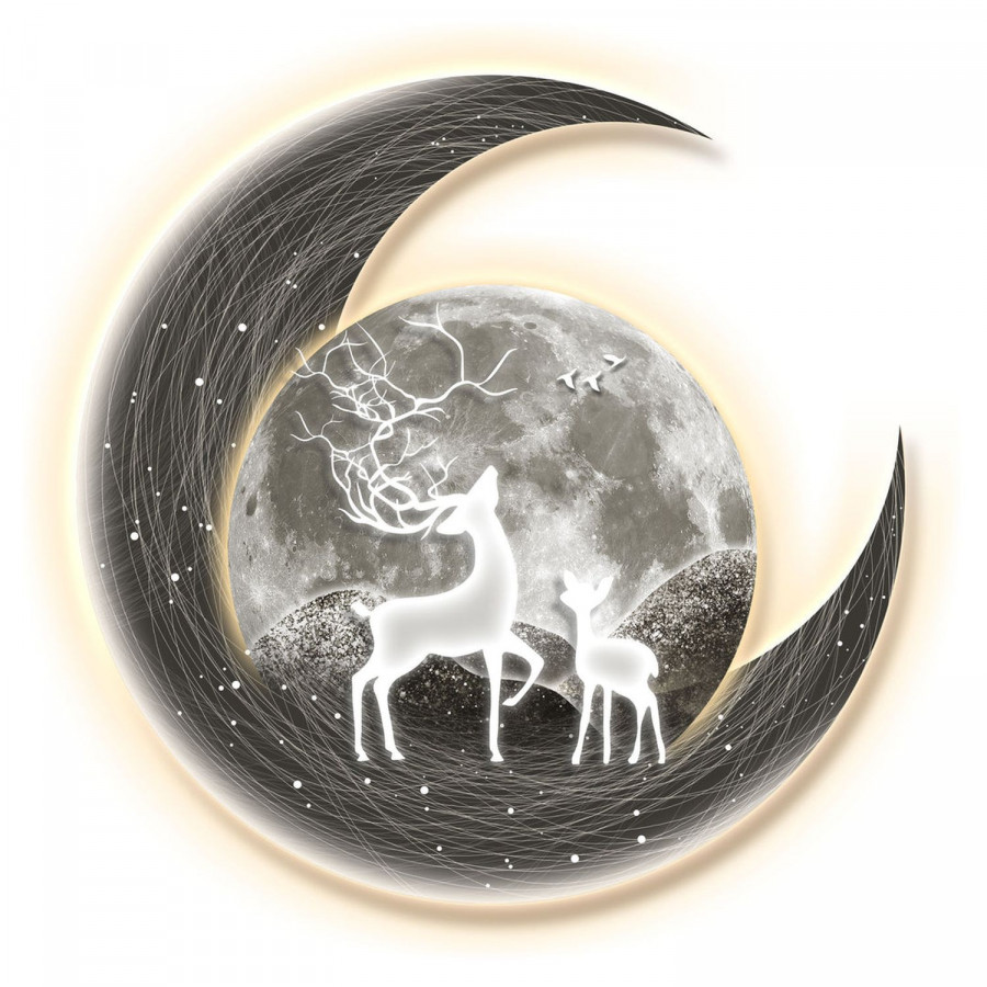 Jubilee - Wall Art of Gray Planet Travel Elk