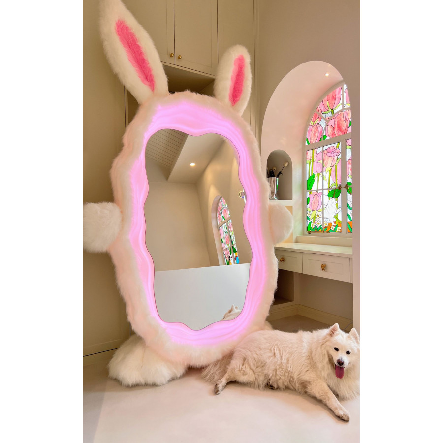 Jubilee Futuristic Mirror - White Rabbit