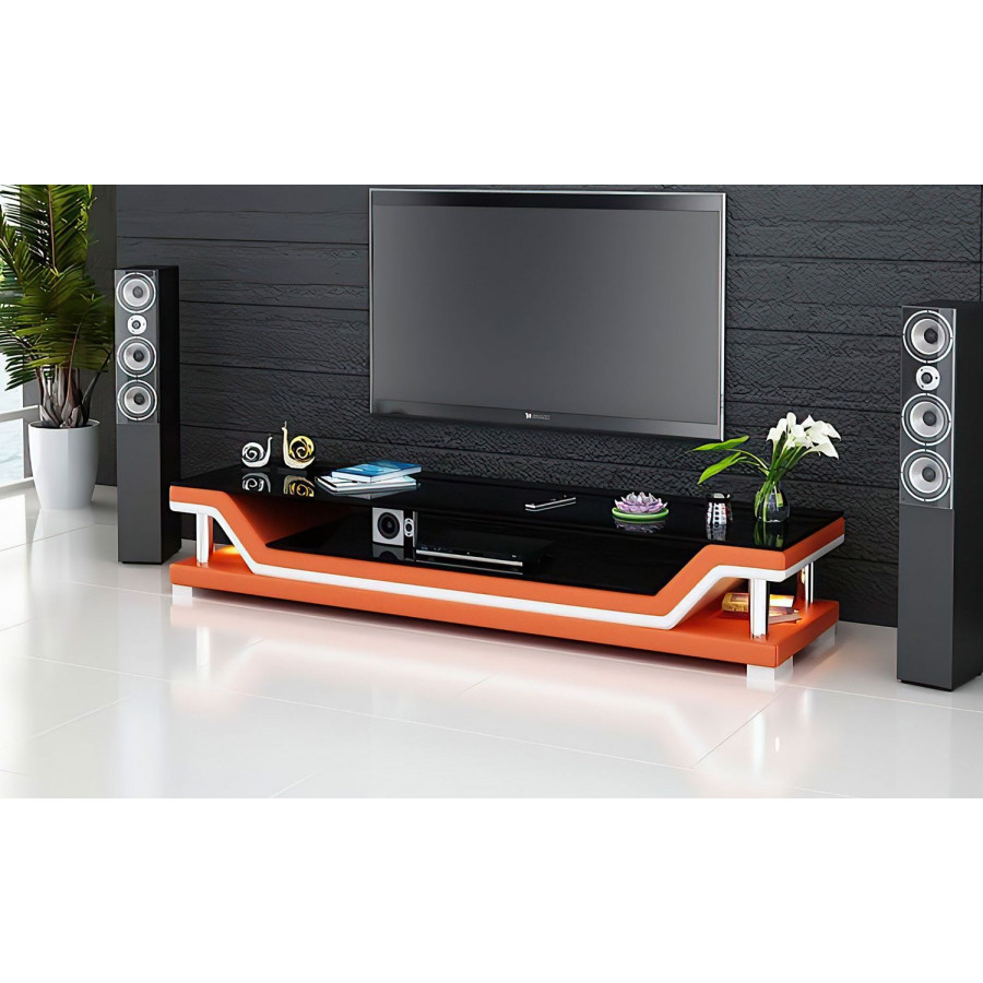 Jubilee Mano TV Stand - Orange/White