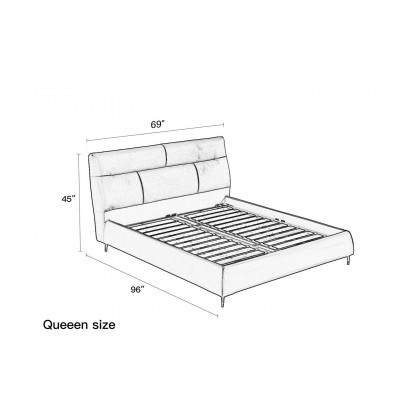 Jubilee - Zephyr Modern Platform Bed