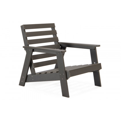 LeisureMod Alpine Modern Polystyrene 4-Peice Patio Conversation Set - Beige