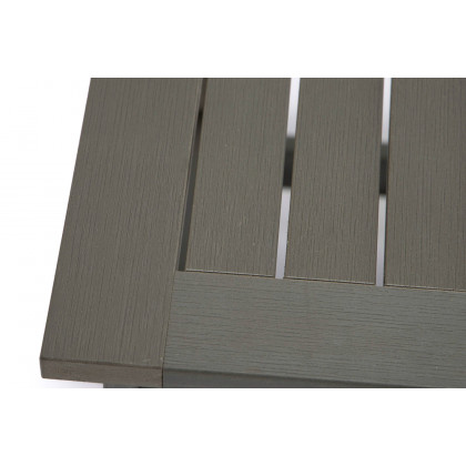 LeisureMod Alpine Modern Polystyrene 4-Peice Patio Conversation Set - Beige