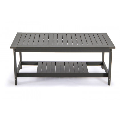 LeisureMod Alpine Modern Polystyrene 4-Peice Patio Conversation Set - Taupe