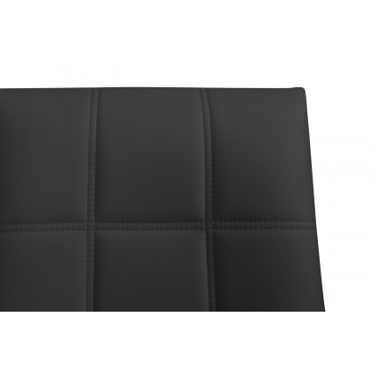 LeisureMod Benmar Leatherette Office Chair - Black
