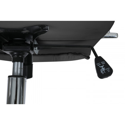 LeisureMod Benmar Leatherette Office Chair - Black