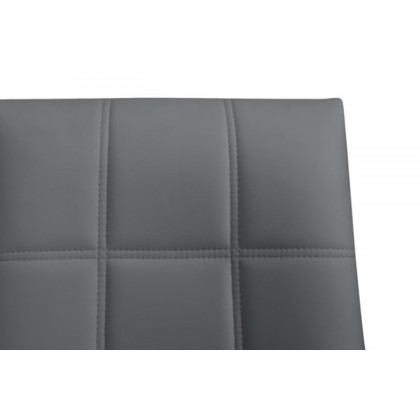 LeisureMod Benmar Leatherette Office Chair - Gray