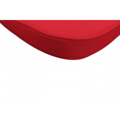 LeisureMod Modern Dining Chair Cushion Pads - Red