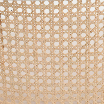 LeisureMod Ervilla Mid-Century Modern Wicker Bar Stool with Fabric Seat and White Powder Coated Steel Frame - Beige