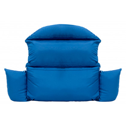 LeisureMod Hanging 2 person Egg Swing Cushion - Blue