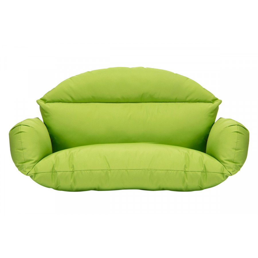 LeisureMod Hanging 2 person Egg Swing Cushion - Light Green