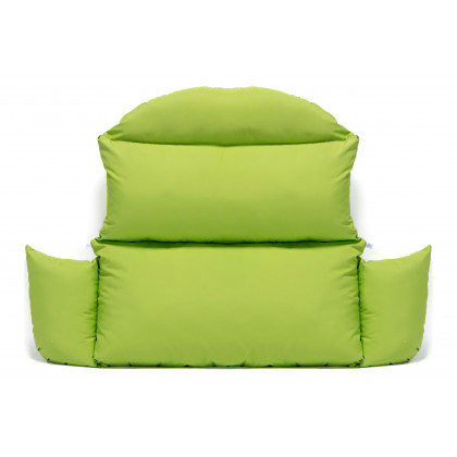 LeisureMod Hanging 2 person Egg Swing Cushion - Light Green