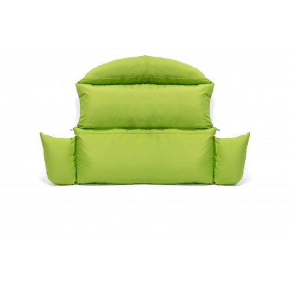 LeisureMod Hanging 2 person Egg Swing Cushion - Light Green
