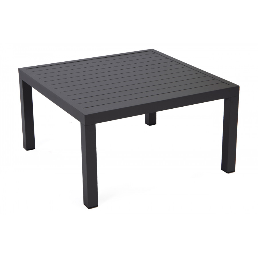 LeisureMod - Hamilton Modern Outdoor Patio Aluminum Coffee Table
