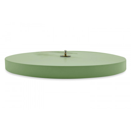 LeisureMod Manchester Modern Round Silent Non-Ticking Wall Clock - Mint