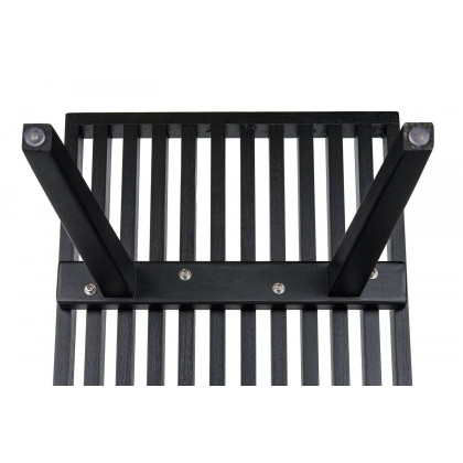 LeisureMod Mid-Century Inwood Platform Bench 4 Feet - Black