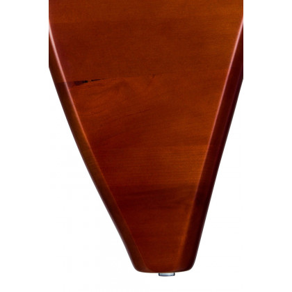 LeisureMod Imperial Triangle Coffee Table Base - Cherry