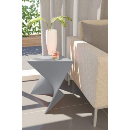 LeisureMod Randolph Modern Side End Table - Gray