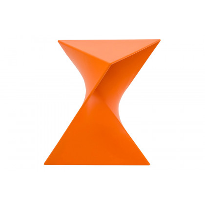 LeisureMod Randolph Modern Side End Table - Orange