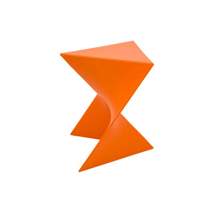 LeisureMod Randolph Modern Side End Table - Orange