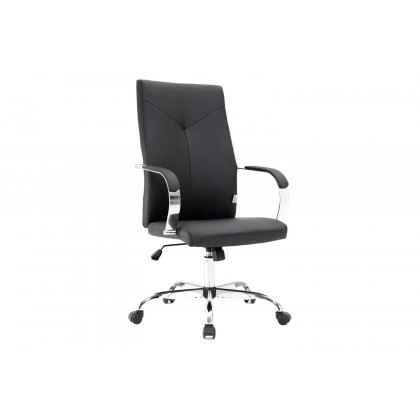 LeisureMod - Sonora Modern High-Back Leather Office Chair