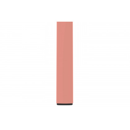 LeisureMod Tresse Mid-Century Modern Stackable Round Plastic Dining Stool - Pink