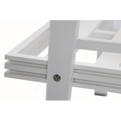 LeisureMod Walbrooke Modern White Patio Conversation With Square Fire Pit With Slats Design & Tank Holder - Red