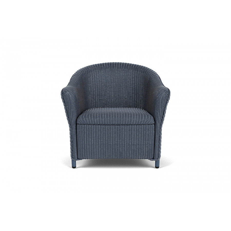 Lloyd Flanders™ Reflections Lounge Chair with Padded Seat - Denim Blue