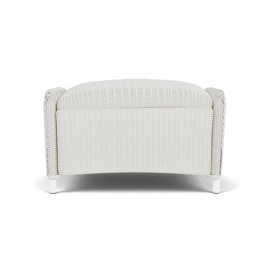 Lloyd Flanders™ Reflections Ottoman, Padded - Matte White