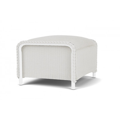 Lloyd Flanders™ Reflections Ottoman, Padded - Matte White