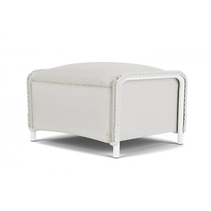 Lloyd Flanders™ Reflections Ottoman, Padded - Matte White