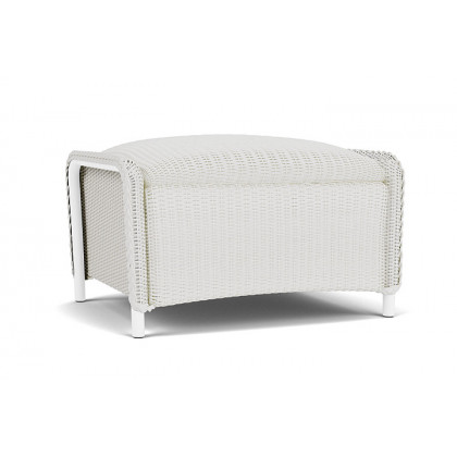 Lloyd Flanders™ Reflections Ottoman, Padded - Matte White
