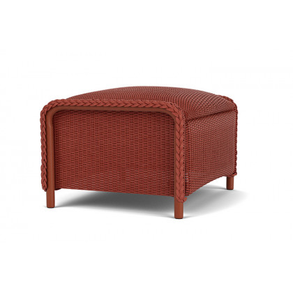 Lloyd Flanders™ Reflections Ottoman, Padded - Terracotta